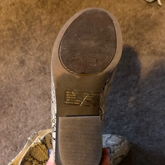 Snakeskin Ankle Boots - Picture 3 of 4